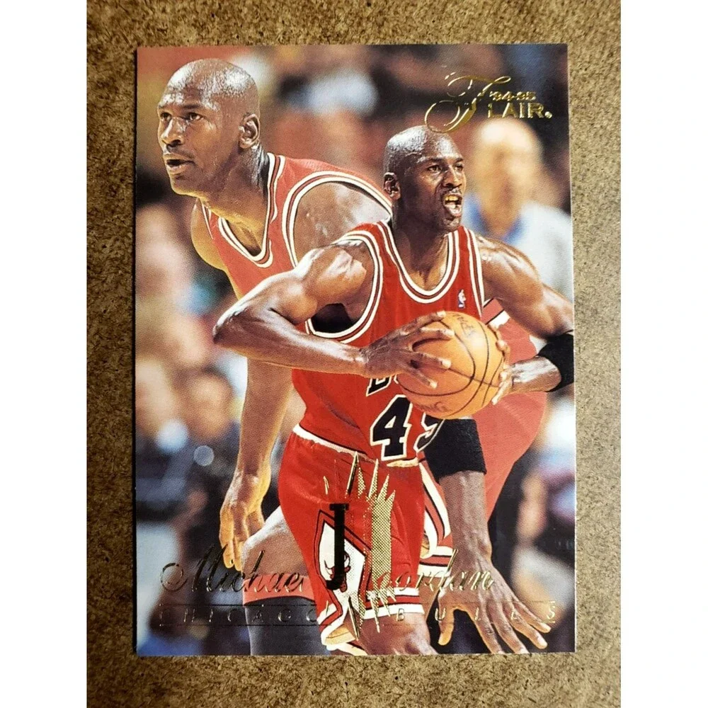 1994-95 Flair MICHAEL JORDAN NBA Basketball Trading Card 326 Chicago Bulls H.O.F